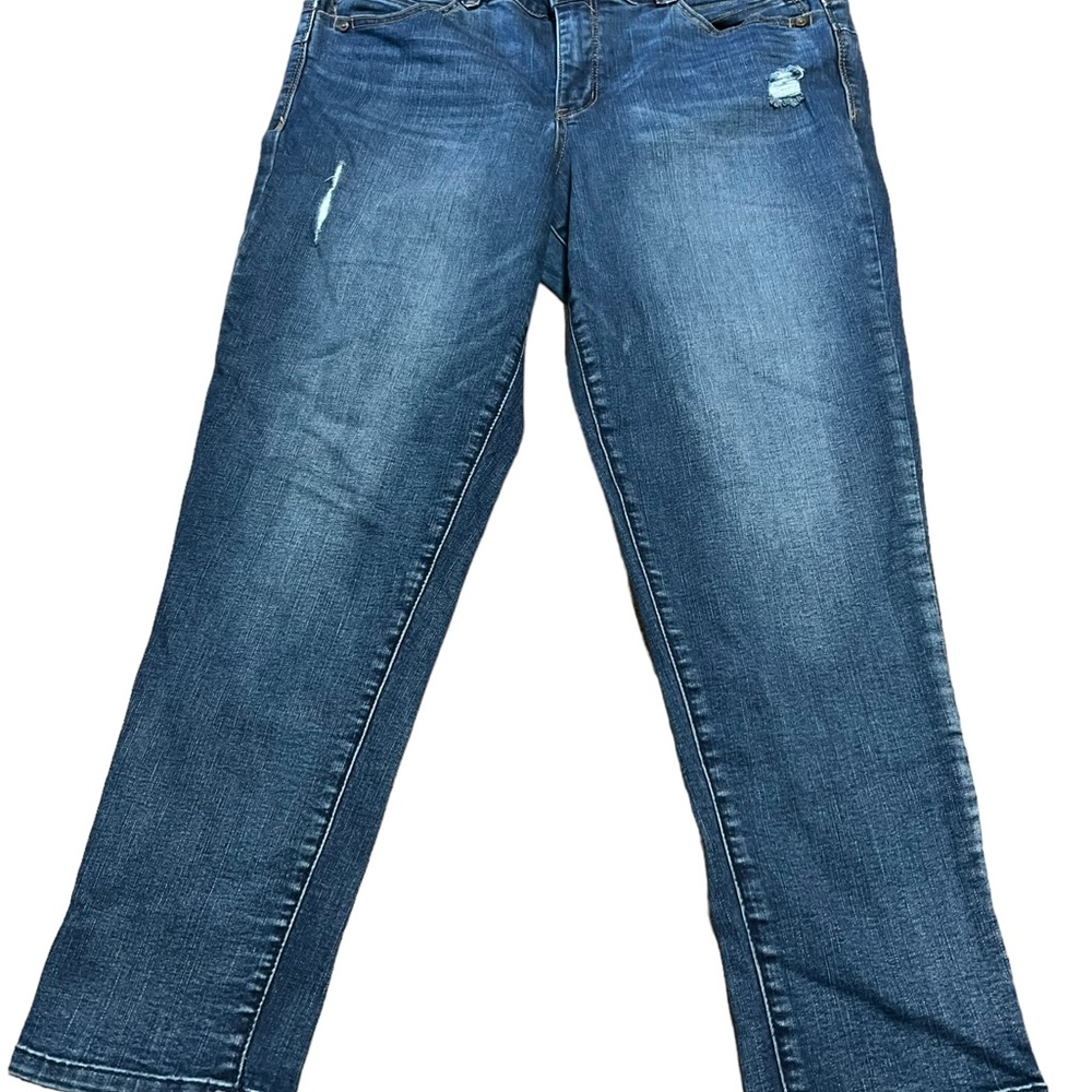 Democracy Blue Jeans With AB Solution Size 16